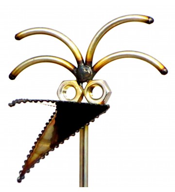 Kantenhocker SV 204 ca. 30cm hoch aus Granit und Edelstahl Original Gebrüder Lomprich