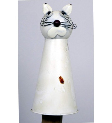 Zaunhocker Katze ca. 23cm hoch aus Blech 