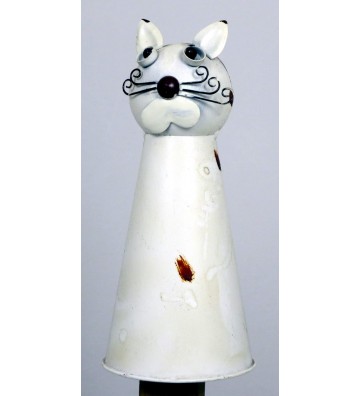 Zaunhocker Katze ca. 23cm hoch aus Blech 