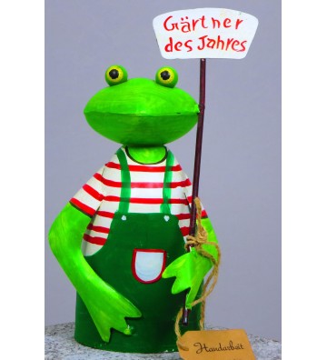 6-er SET Zaunhocker Frosch aus Metall ca. 20 cm hoch