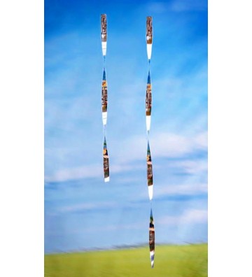 Winddancer Ribbon Set 1x 100cm 1x 65 cm aus Edelstahl
