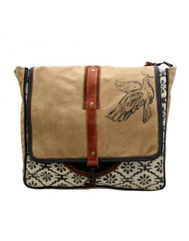 College Tasche mit Taube naturfarben College Tasche mit Taube naturfarben