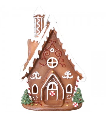 XMAS Lebkuchenhaus mit LED...