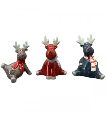 XMAS 3-er Set Rentier...