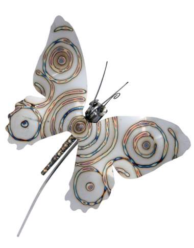 Gartenstecker Schmetterling ca. 150 cm Länge am Schwingstab aus Edelstahl Gartenstecker Schmetterling ca. 150 cm Länge am Schwingstab aus Edelstahl