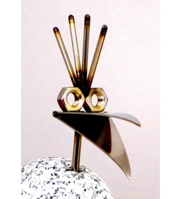 Kantenhocker SV mini Poker ca. 22cm hoch aus Granit und Edelstahl